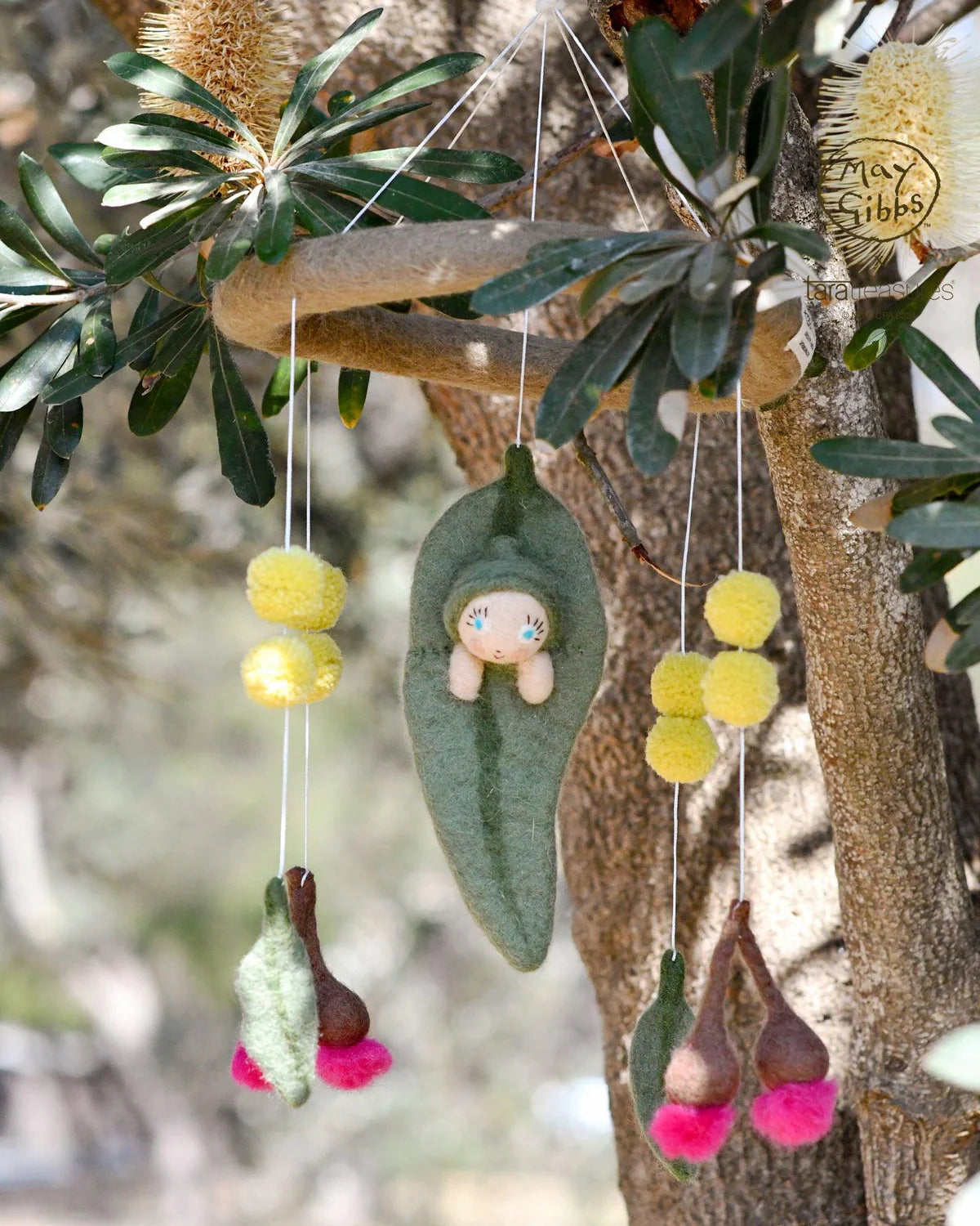 Baby Cot Mobile- May Gibbs Gumnut Baby