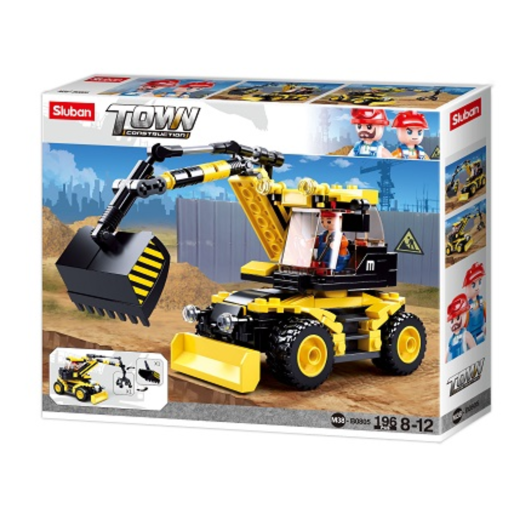 B0805 - TOWN EXCAVATOR/LIFTER - 196 PCS