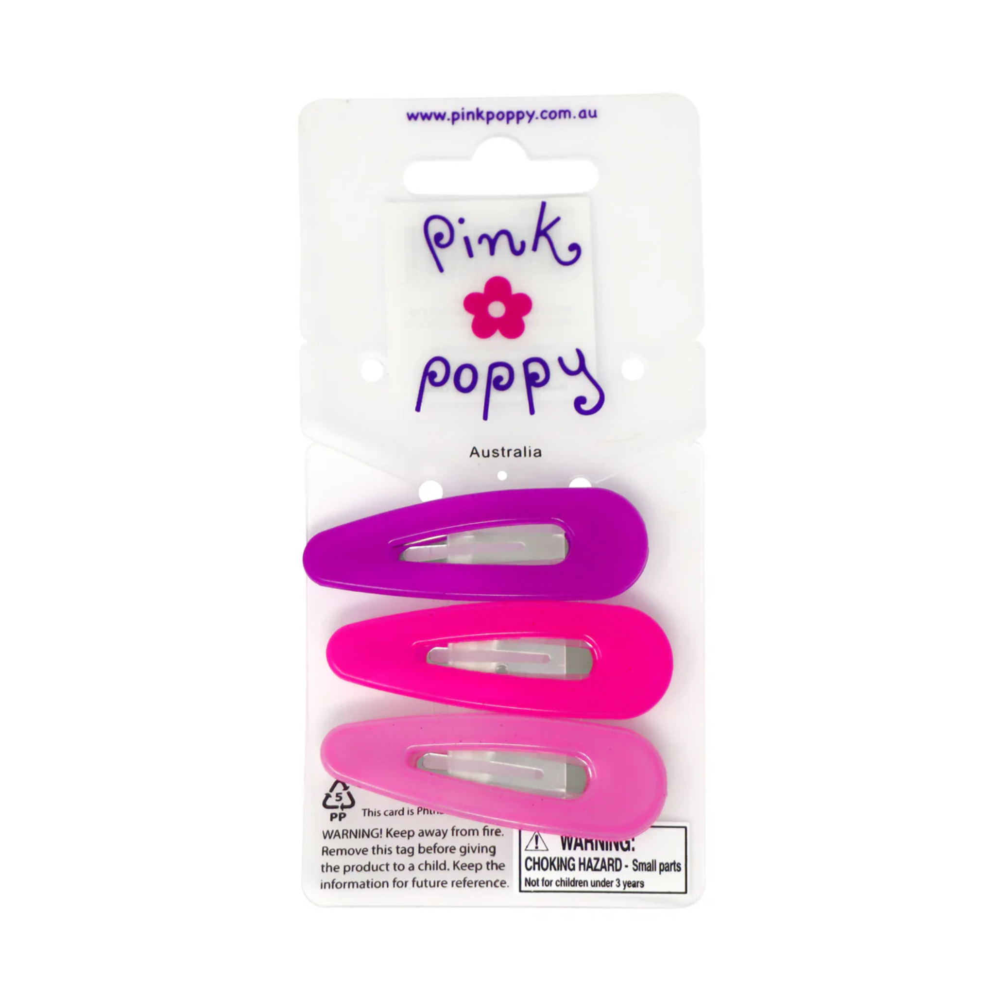 Acrylic Snap Hair Clips