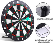 Dart Board Set - Soft Tip With 6 Darts