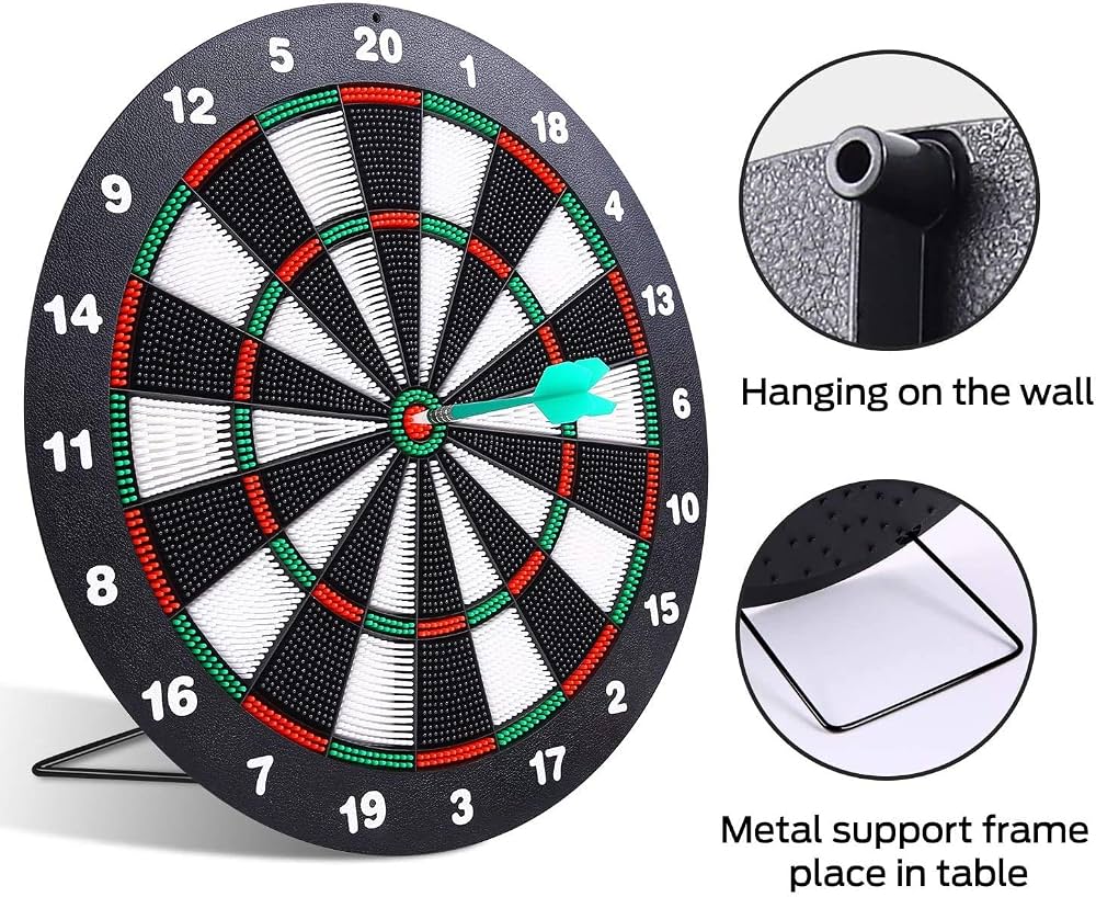 Dart Board Set - Soft Tip With 6 Darts