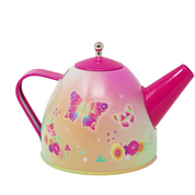 Rainbow Butterfly Tea Set in Basket