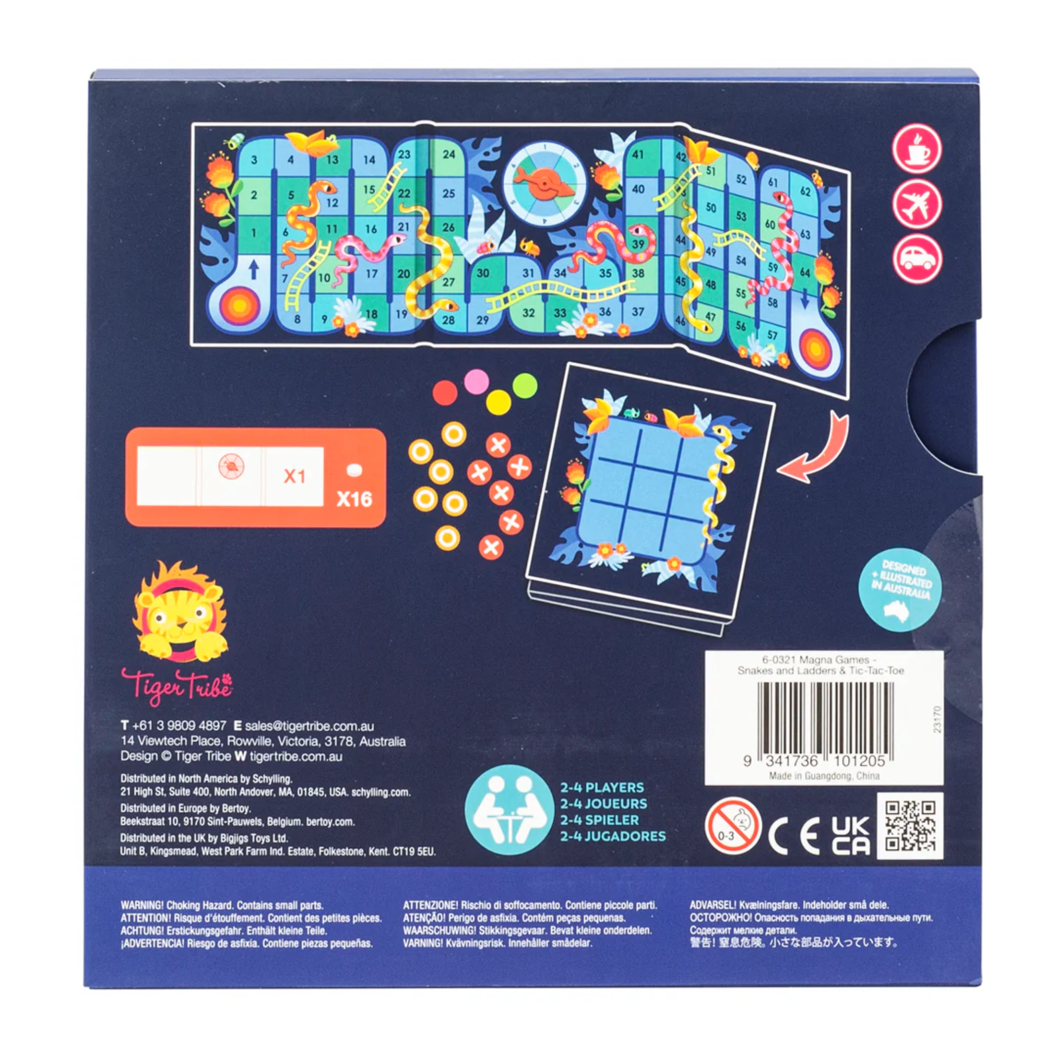 Magna Games - Snakes & Ladders / Tic Tac Toe