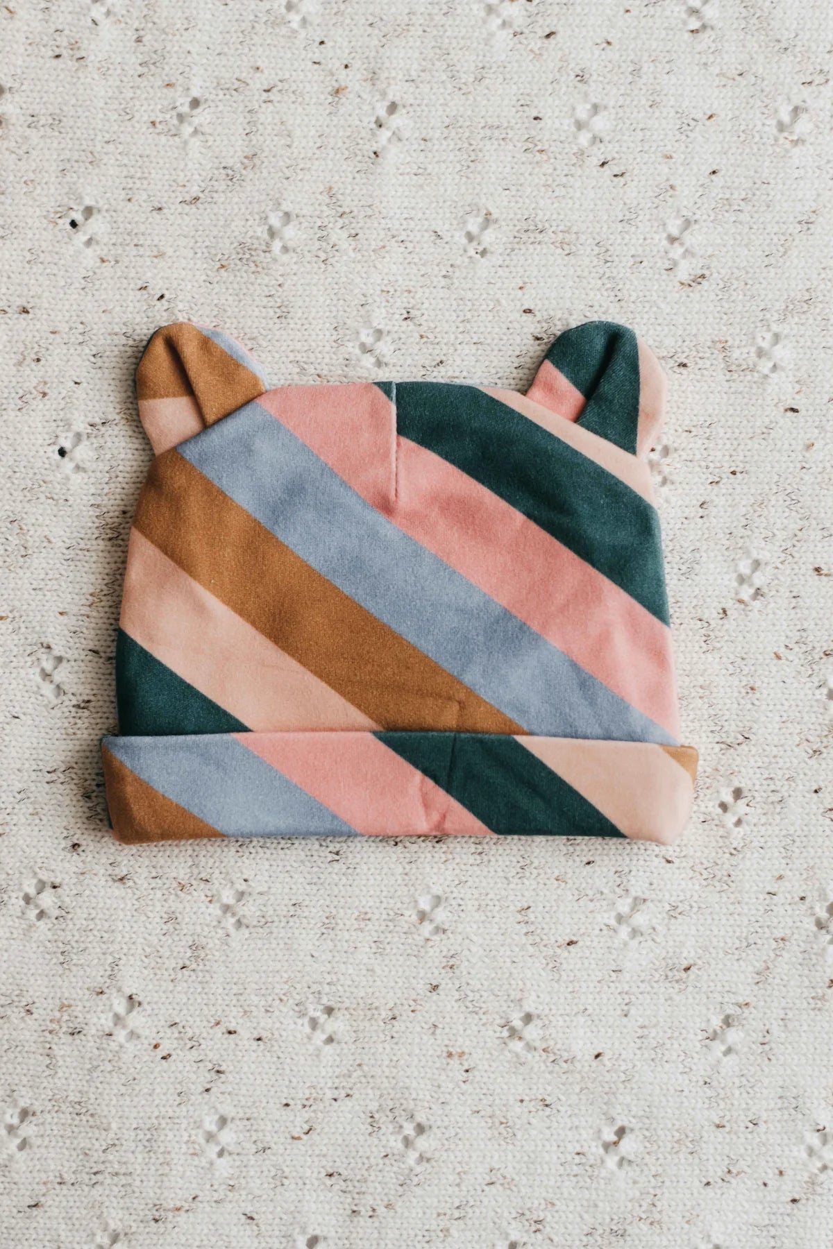 Retro Stripe Newborn Beanie