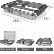 Bento Box 5- Stainless Steel - Leak proof- Mint