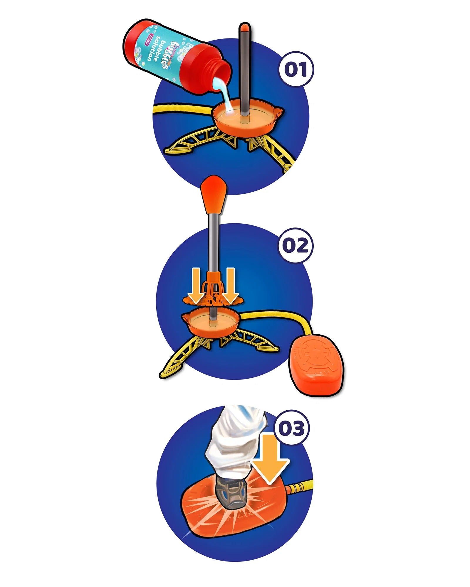 Bubble Stomp Rocket