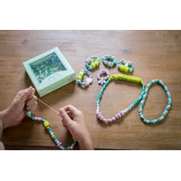 Leaves and Flowers Wooden Beads