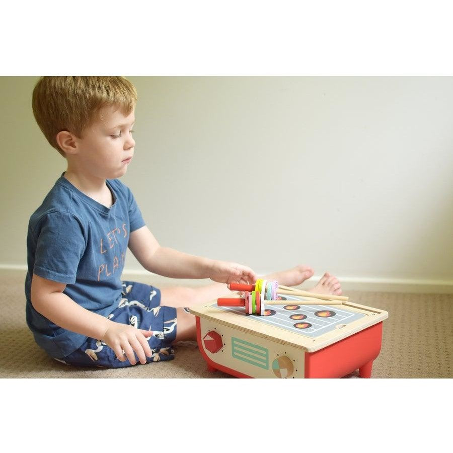 Wooden Kitchen Set and BBQ