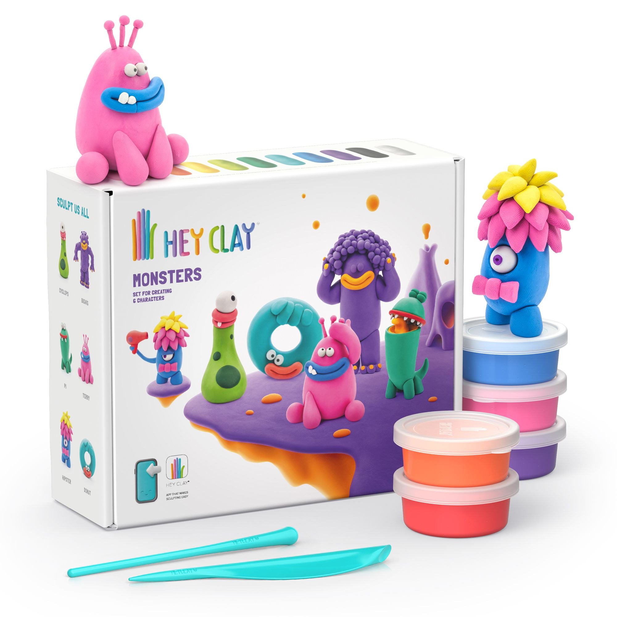 Hey Clay - Monsters Set