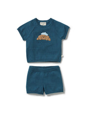 Little Croissant Organic Knitted Set