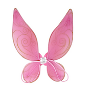 Butterfly Ballet Pink & Gold Sparkle Wings