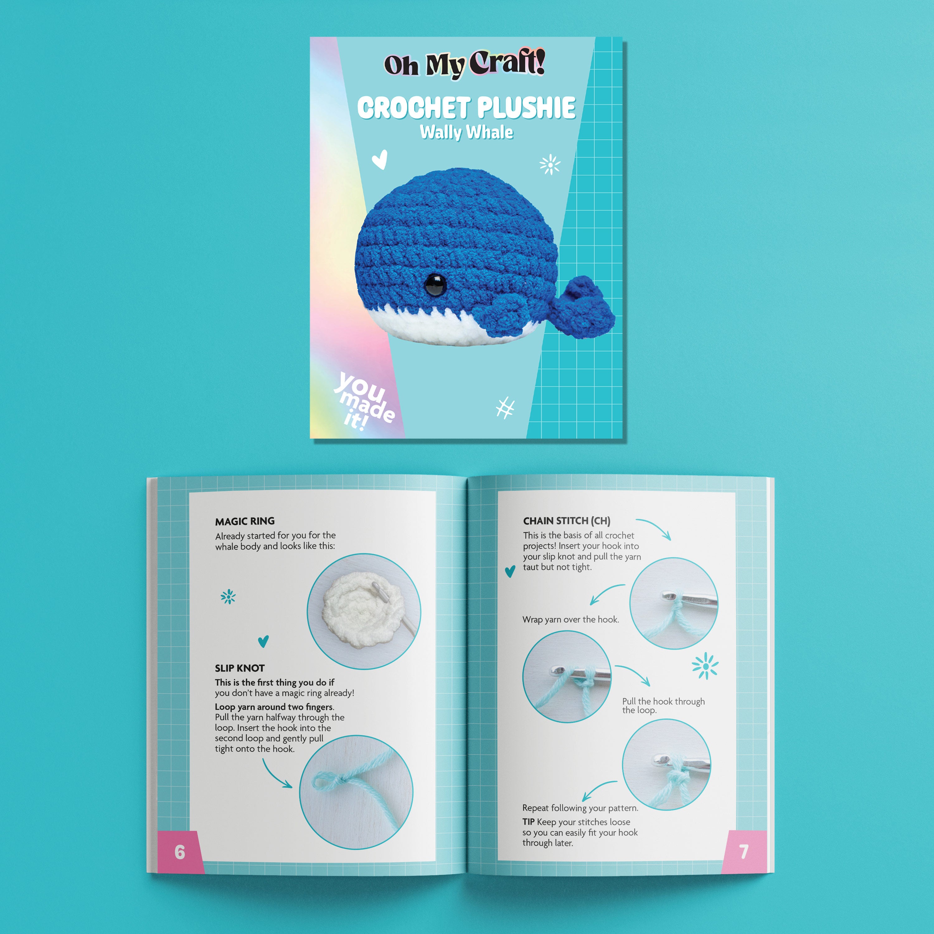 Crochet Plushie - Wally Whale