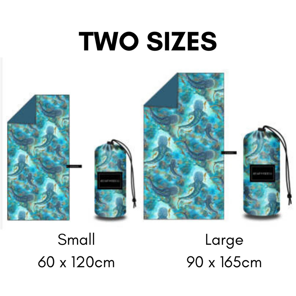 Sand Free Beach Towel - Manta’s Mantra - Large