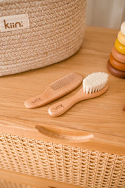 Wooden Baby Brush & Comb Set