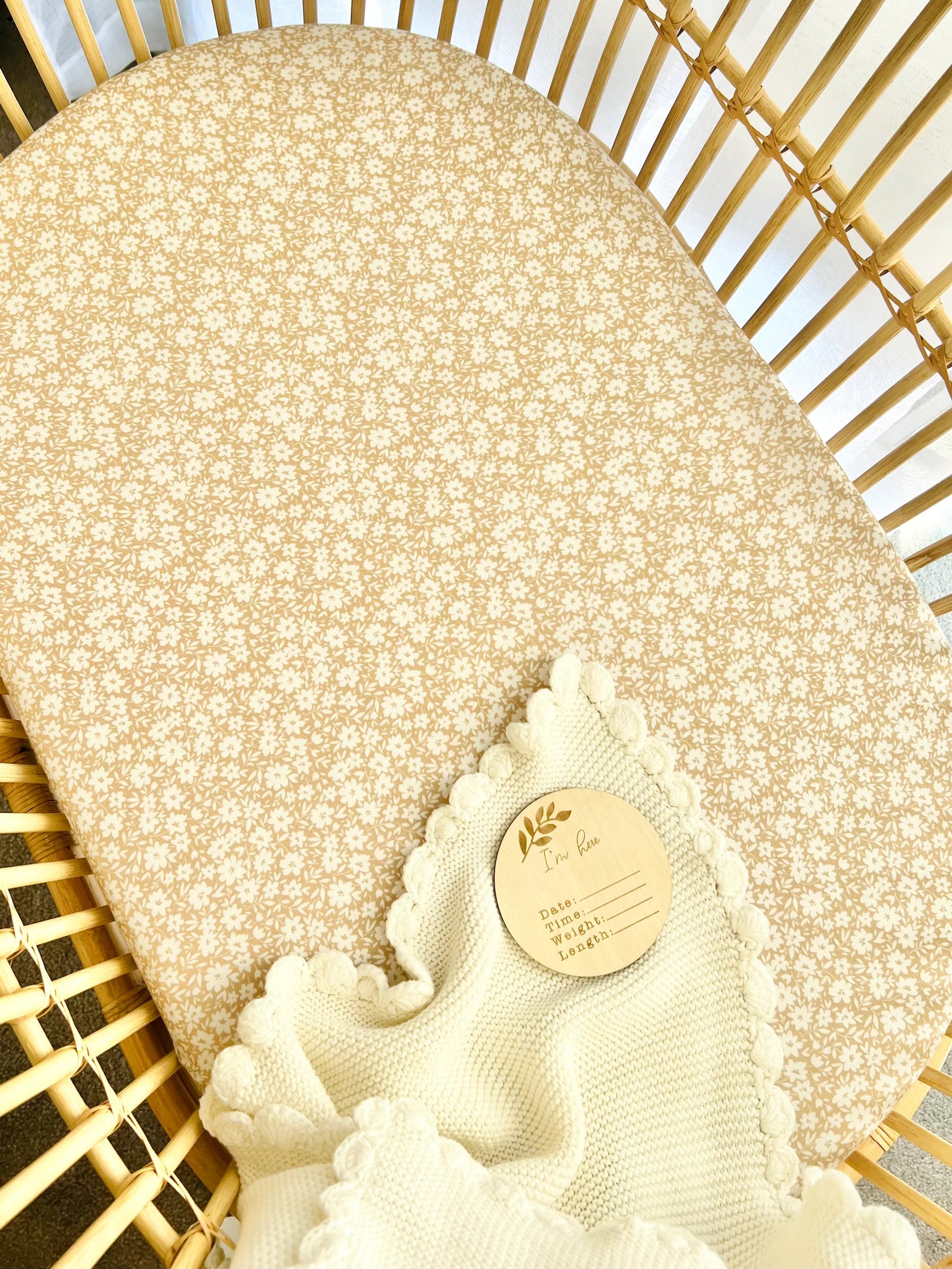 Bassinet/ Co-Sleeper Sheet