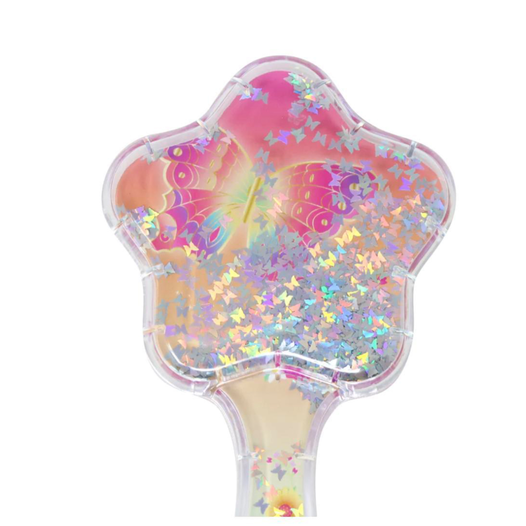 Holographic Unicorn & Butterfly Detangling Hairbrush