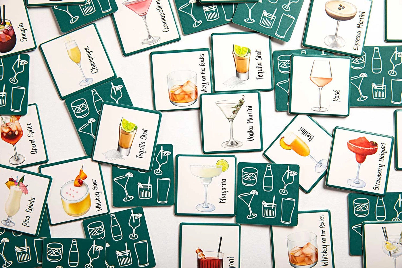 Alcoholic Drinks - Memory Game