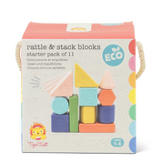 Rattle & Stack Blocks - starter pk 11