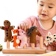Finger Puppet Stand - 5 Rods