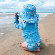 Reversible Swim Hat - Ocean