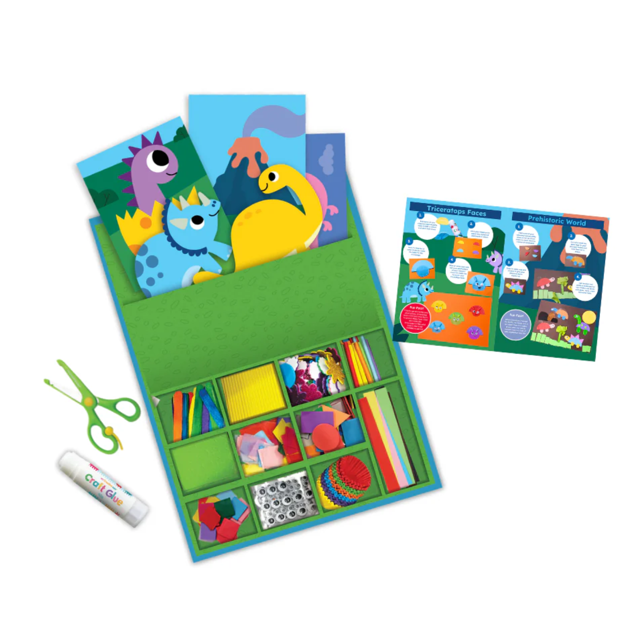 Dinosaur Collage Sensory Craft Box