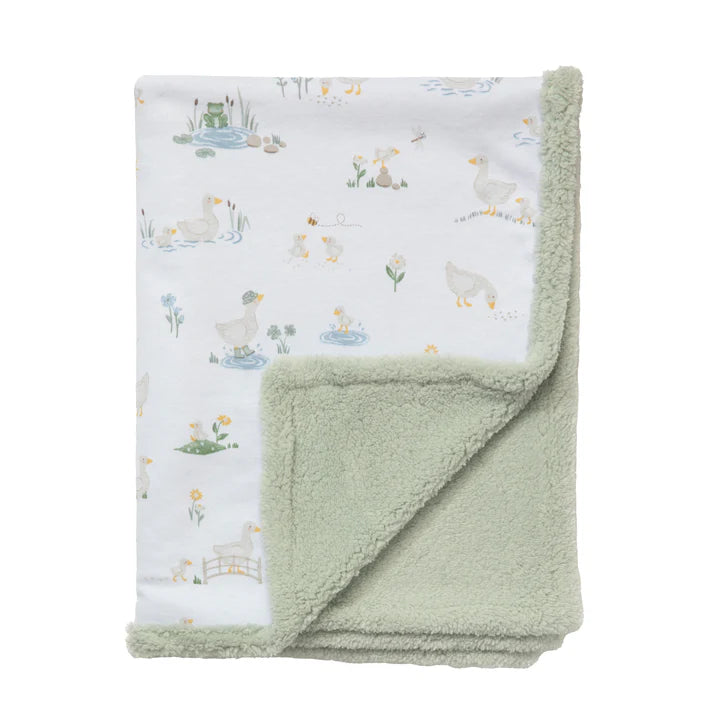 Sherpa Pram Blanket - Goosey Goosey