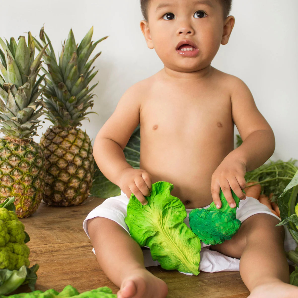 Natural Rubber Teether - Kendall the Kale