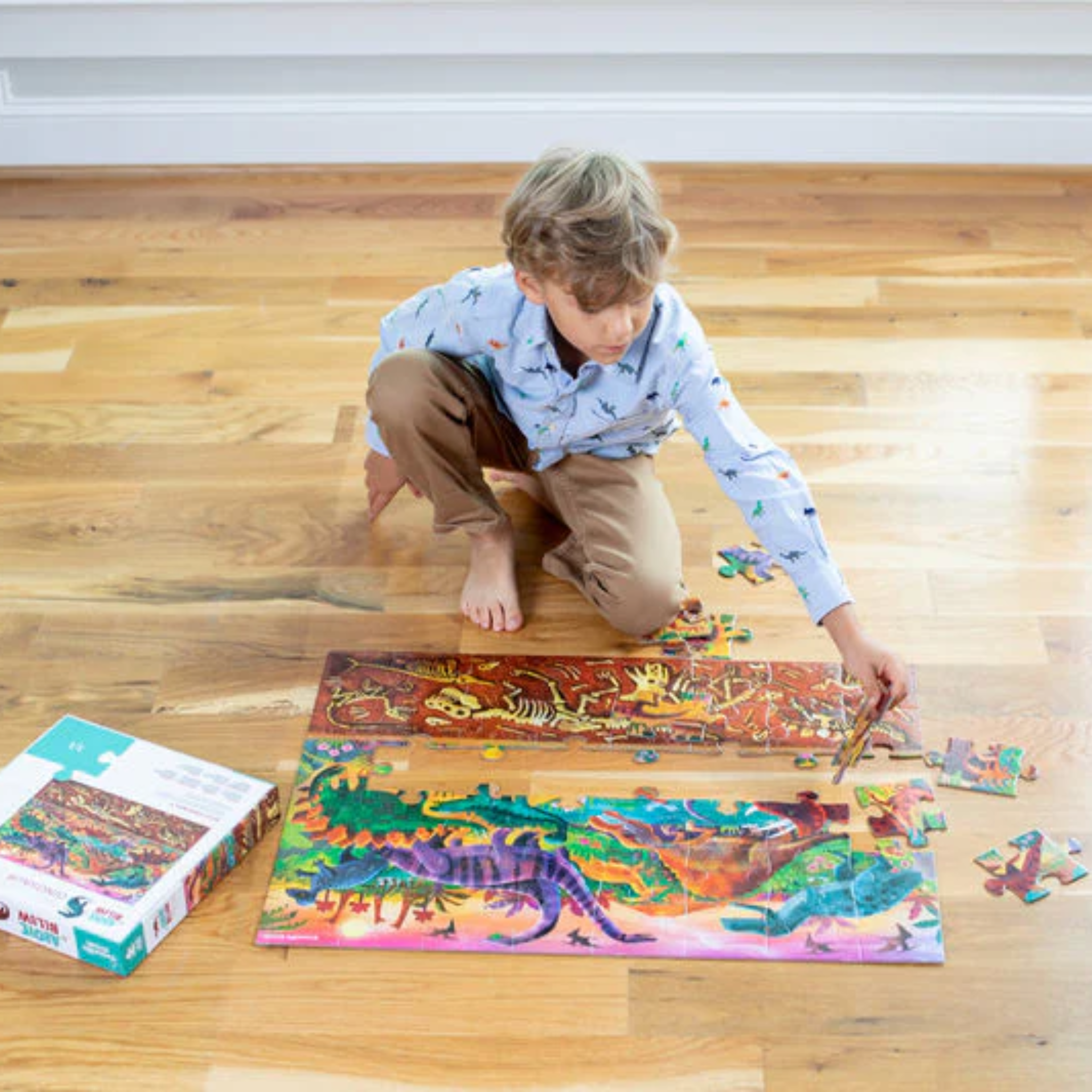 Above & Below Puzzle 48pc - Dino World