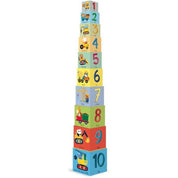 Edu Construction Stacking Blocks & Book Set