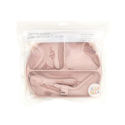 Silicone Plate with Straw and Spoon
