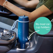 Insulated Flip Top Bottle 690ml - White Out
