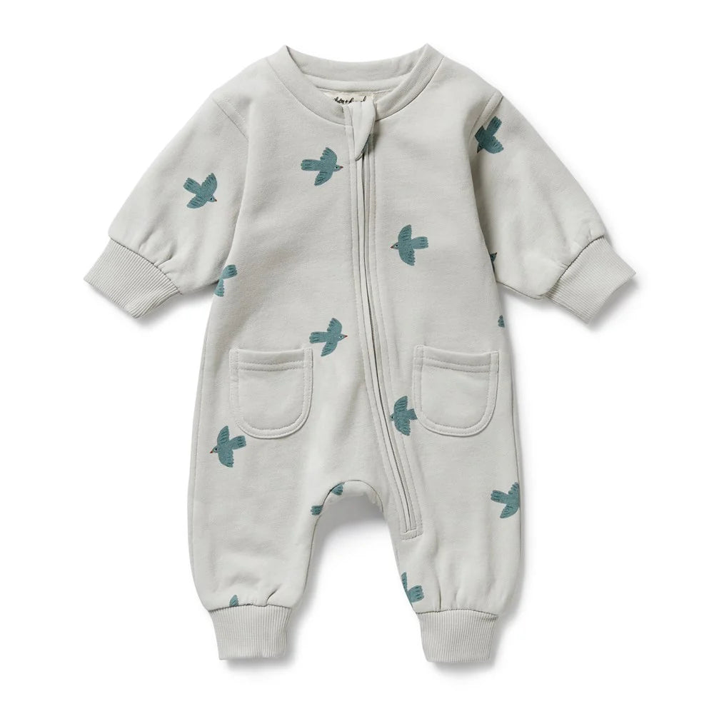 Little Sparrow Organic Terry Growsuit