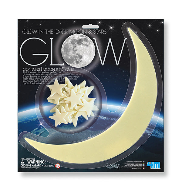Glow in the Dark - Moon & Stars