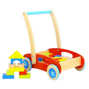Push Walker Baby with Blocks