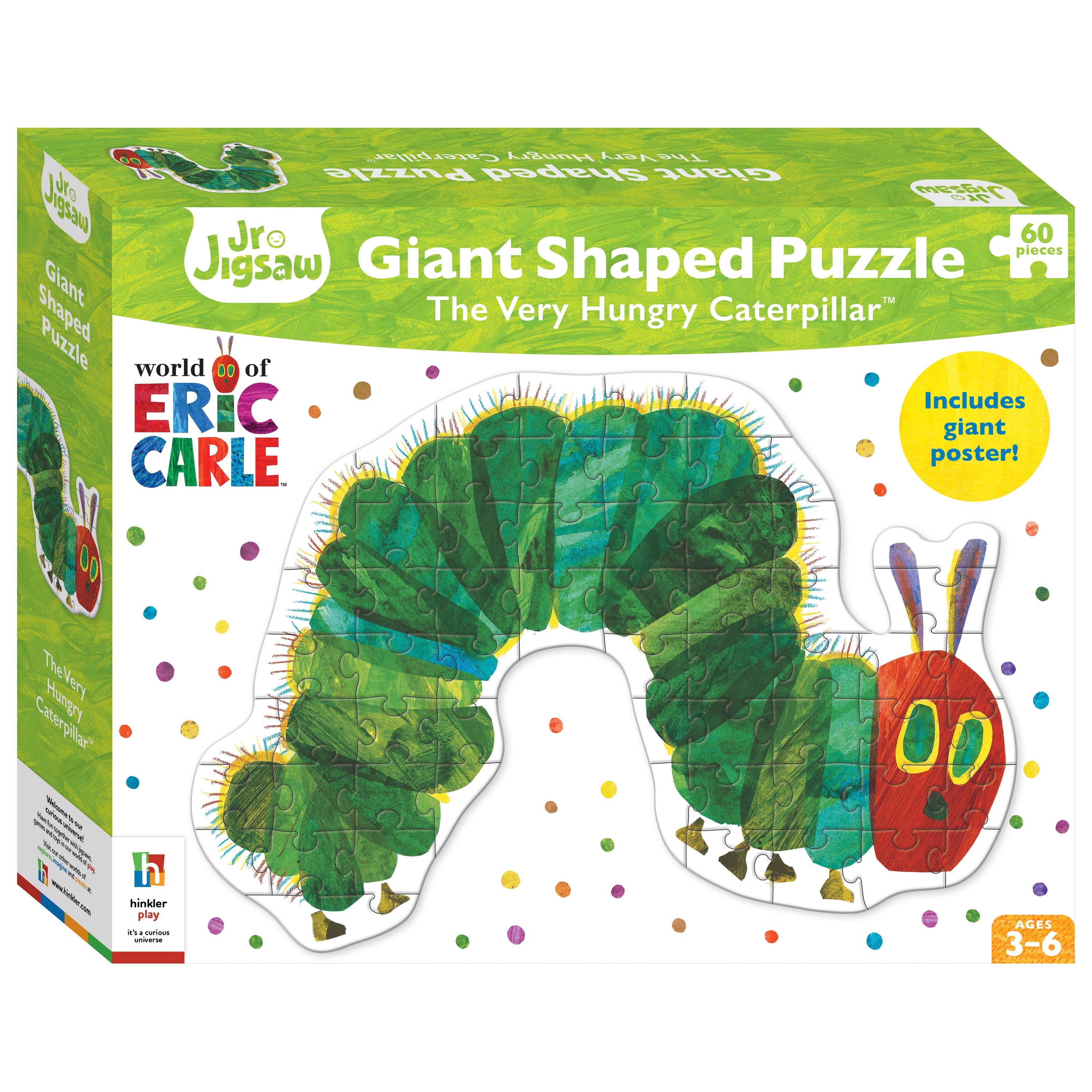 Giant Hungry Caterpillar Shaped Floor Puzzle