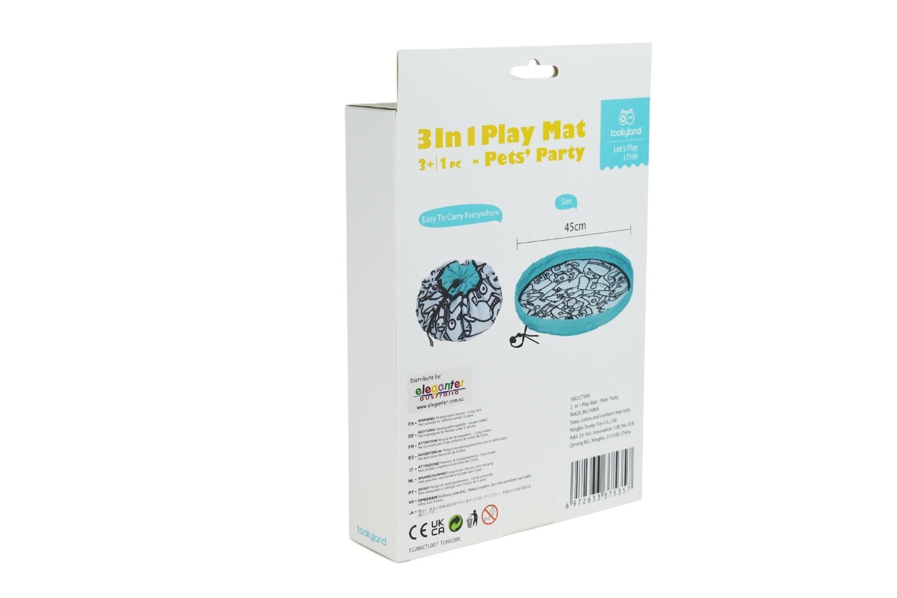 3 in 1 Play Mat - Pet's Party