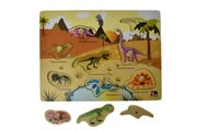 2 in 1 Dinosaur Peg Puzzle