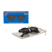 Polarised Keyholes - Jet Black/Smoke Lenses