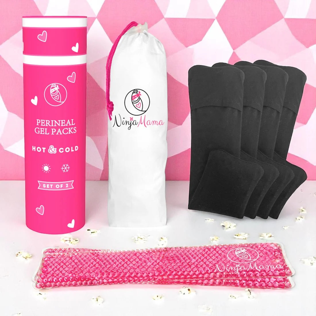Reusable Perineal Ice and Heat Therapy Packs - Pack of 2