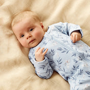 Bunny Whistle Organic Zipsuit With Feet