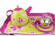 Lime Daisy Flower Tin Rea Set 15pcs