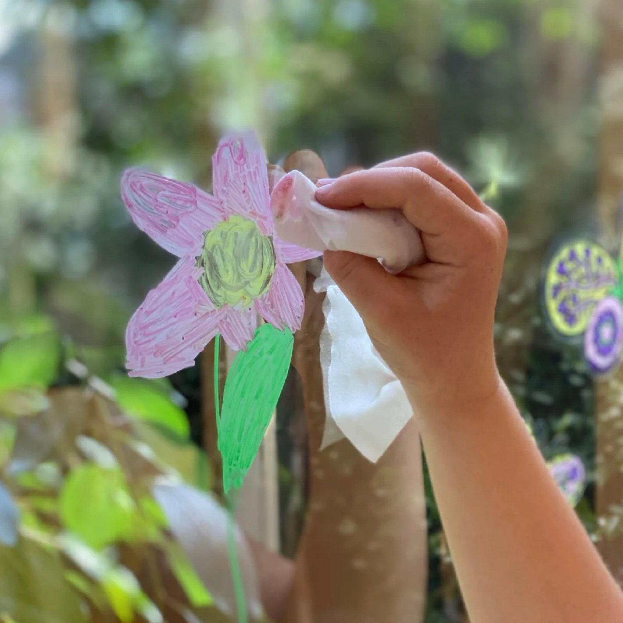 Movable Window Art - Butterflies