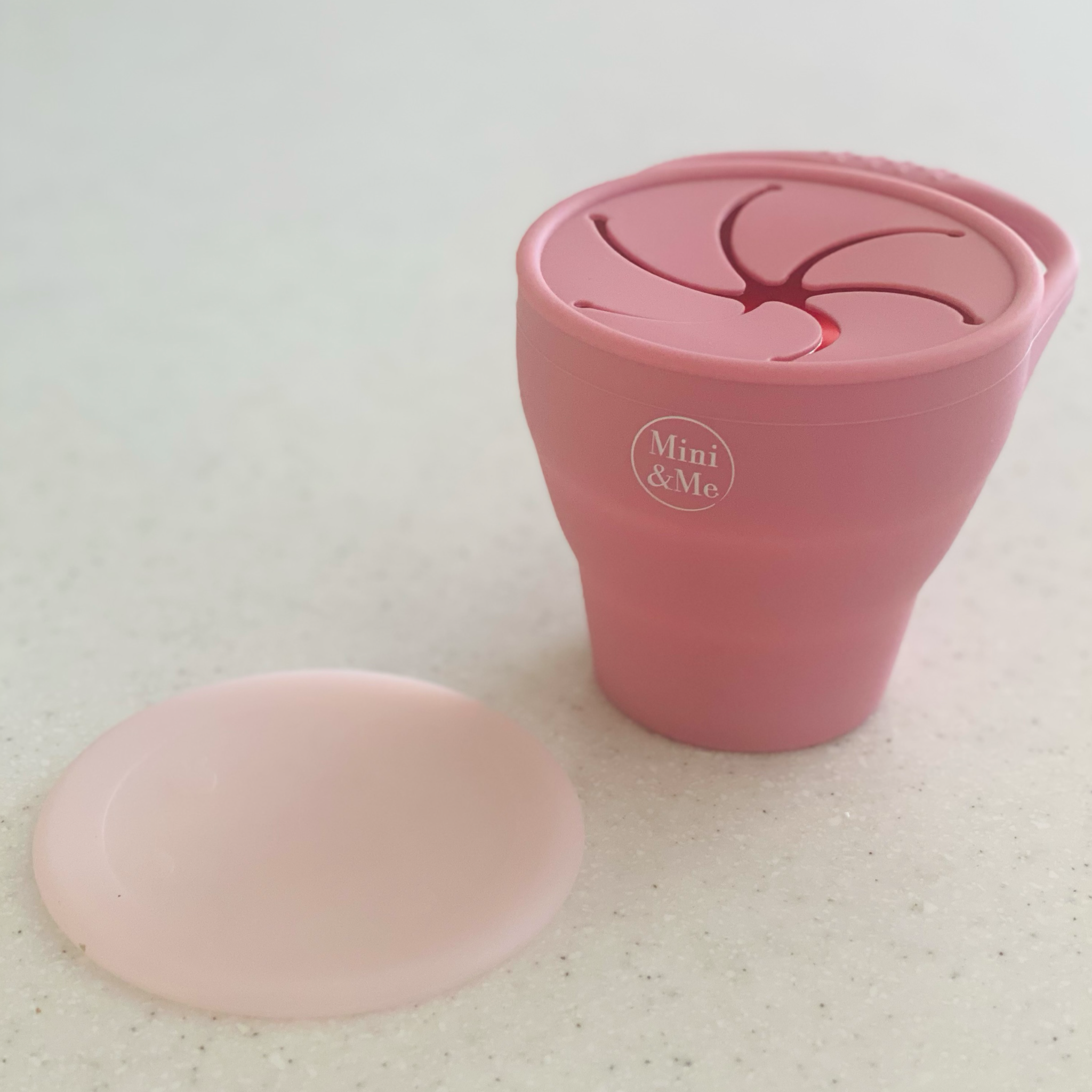 Snack Cup Collapsible with Lid