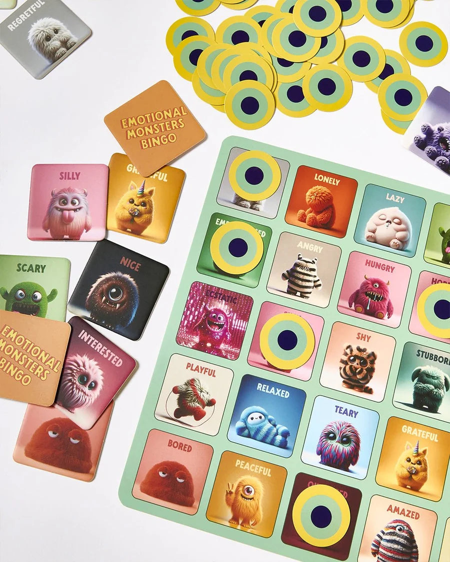 Emotional Monster Bingo