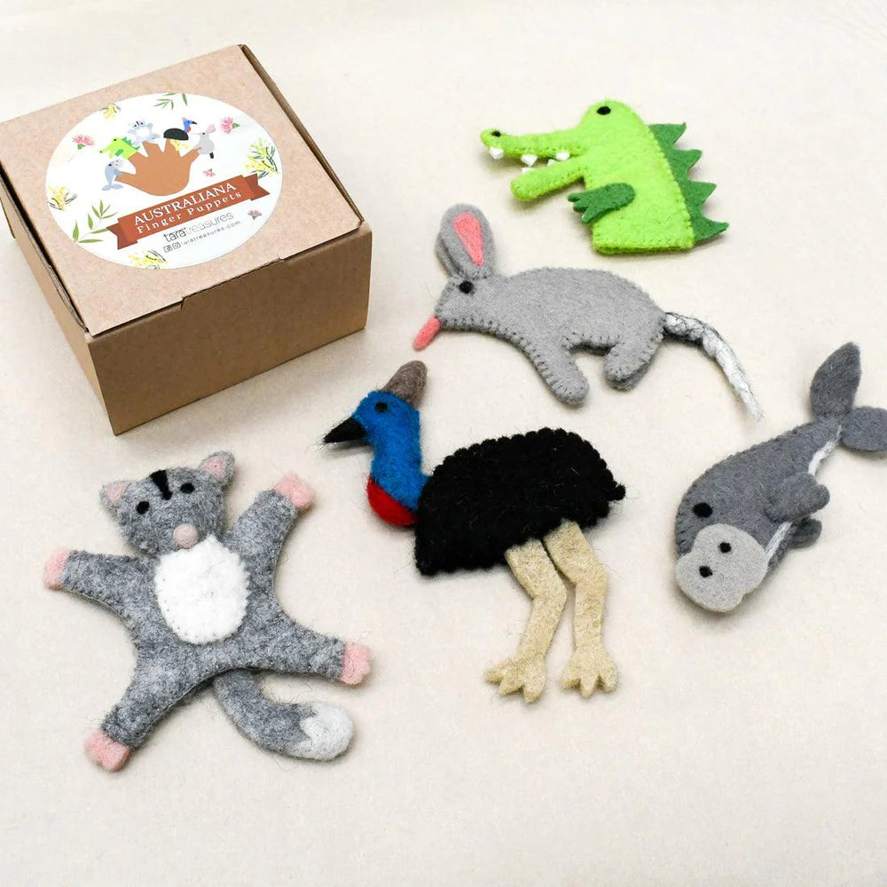 Australian Finger Puppet - Set C