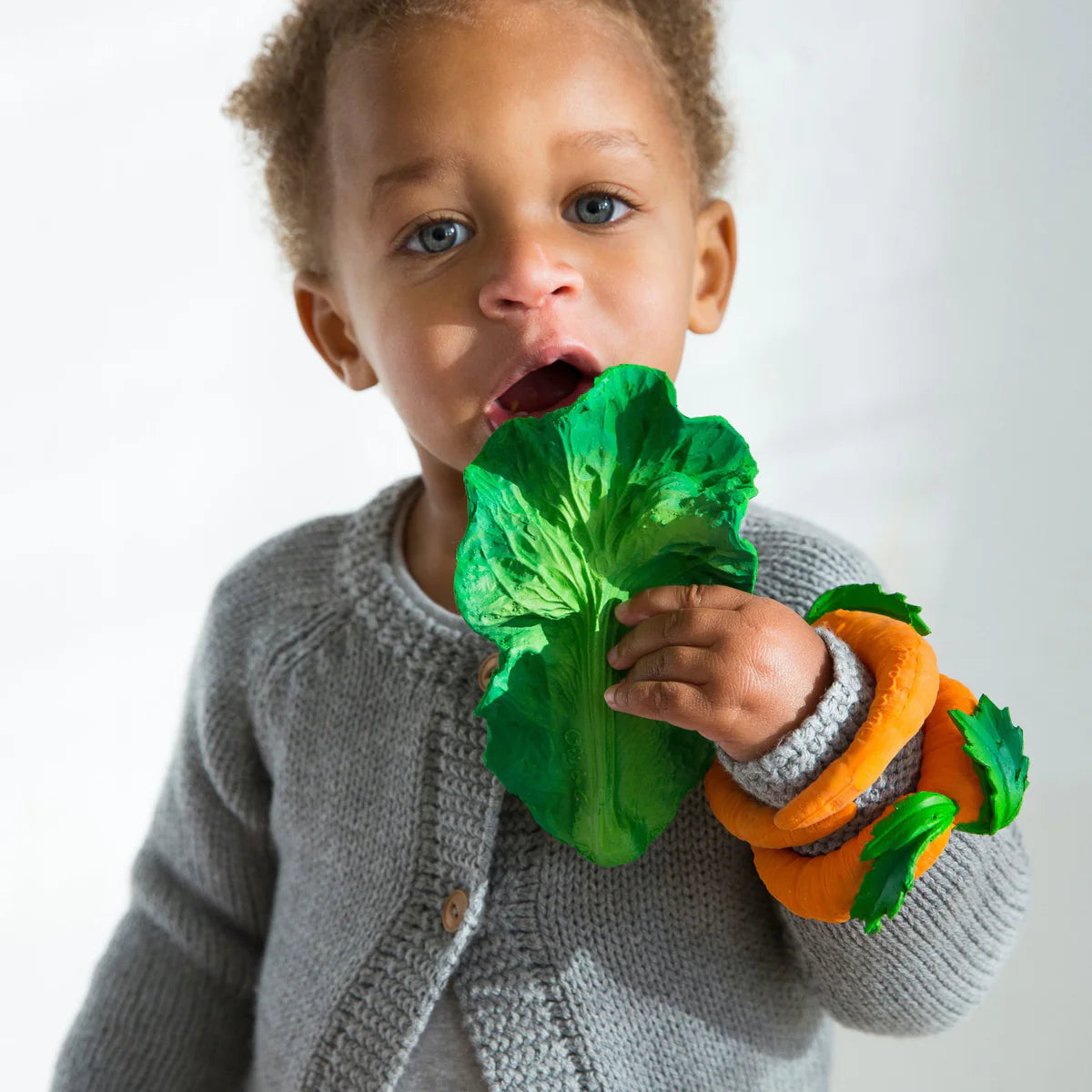 Natural Rubber Teether - Kendall the Kale