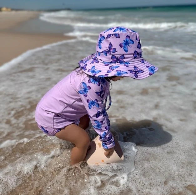Reversible Swim Hat - Butterflies