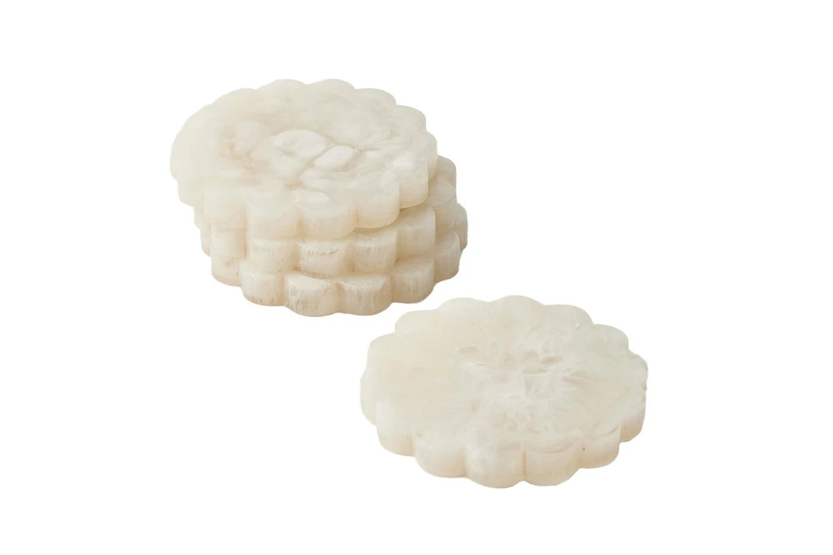Estila Coasters Set of 4 - Nougat