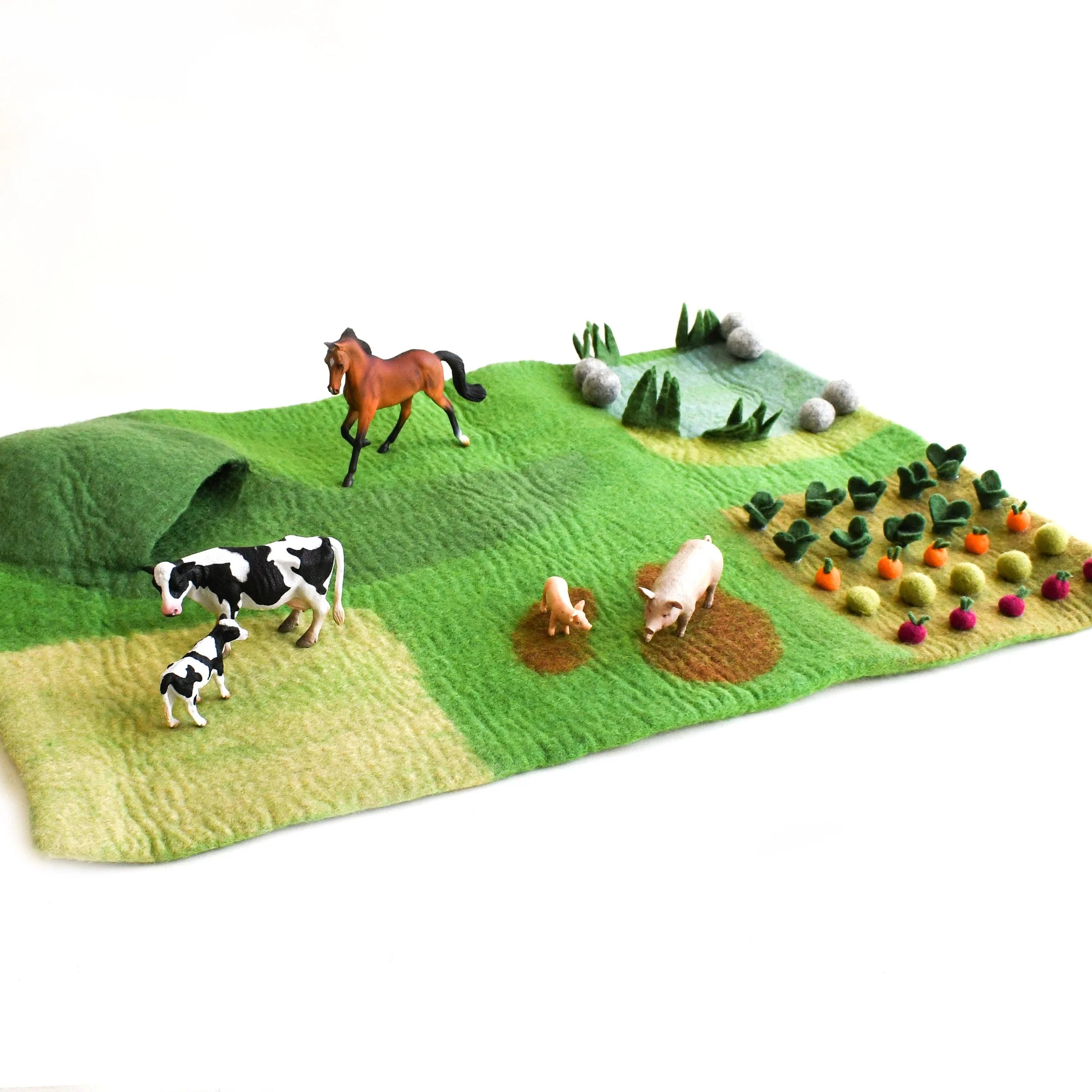 Farmyard Play Rugs Large Farm Playscape Play Mat – Little River