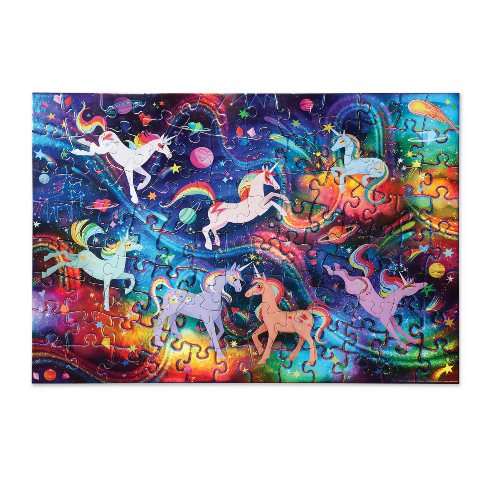 Holographic Puzzle 100 pc - Unicorn Galaxy